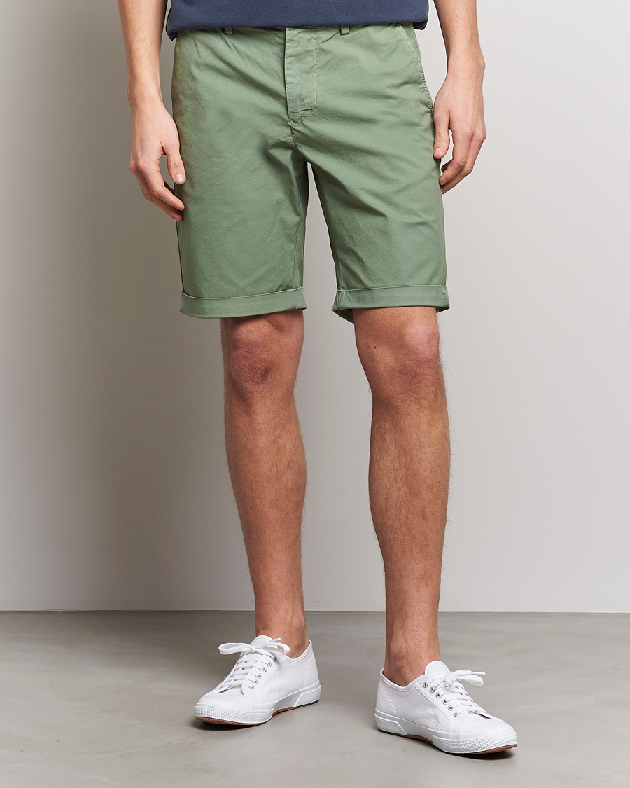 Homme | Shorts | GANT | Regular Sunbleached Shorts Calamata Green