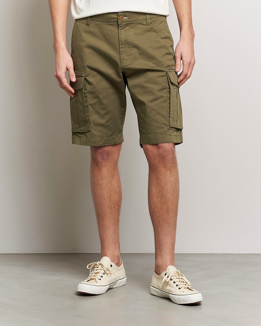 Homme | Shorts | Gant | Relaxed Twill Cargoshorts Racing Green