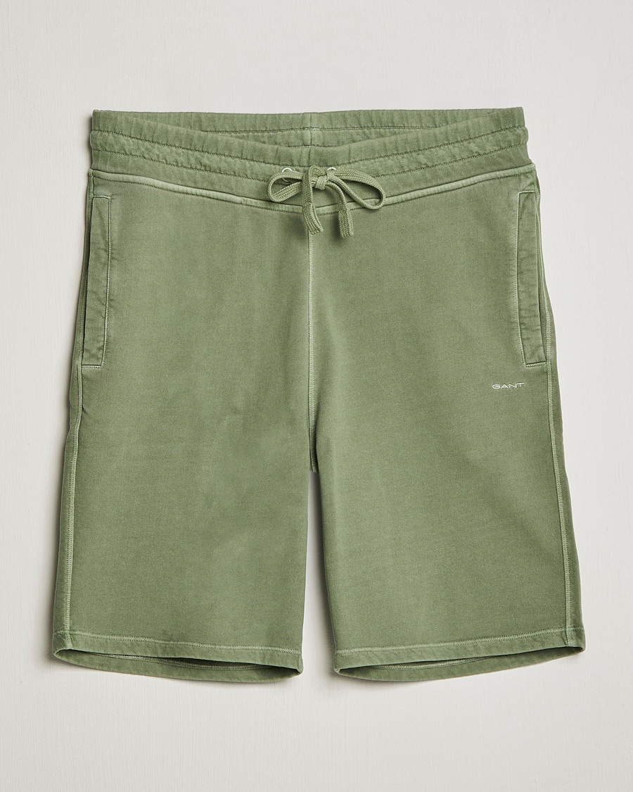 Homme | Shorts | GANT | Sunbleached Sweatshorts Calamata Green