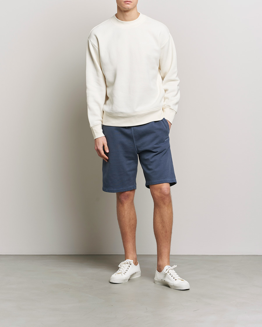 Homme | Shorts | GANT | Sunbleached Sweatshorts Evening Blue