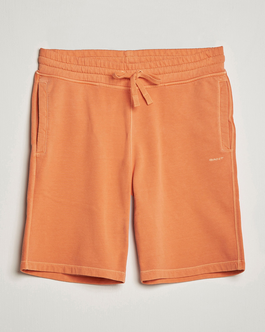 Homme | Shorts | GANT | Sunbleached Sweatshorts Apricot Orange
