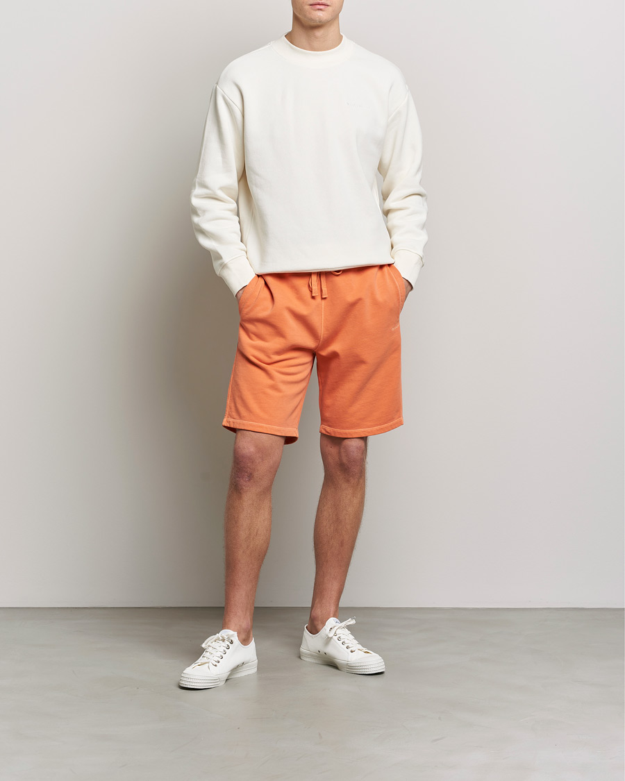 Homme | Shorts | GANT | Sunbleached Sweatshorts Apricot Orange