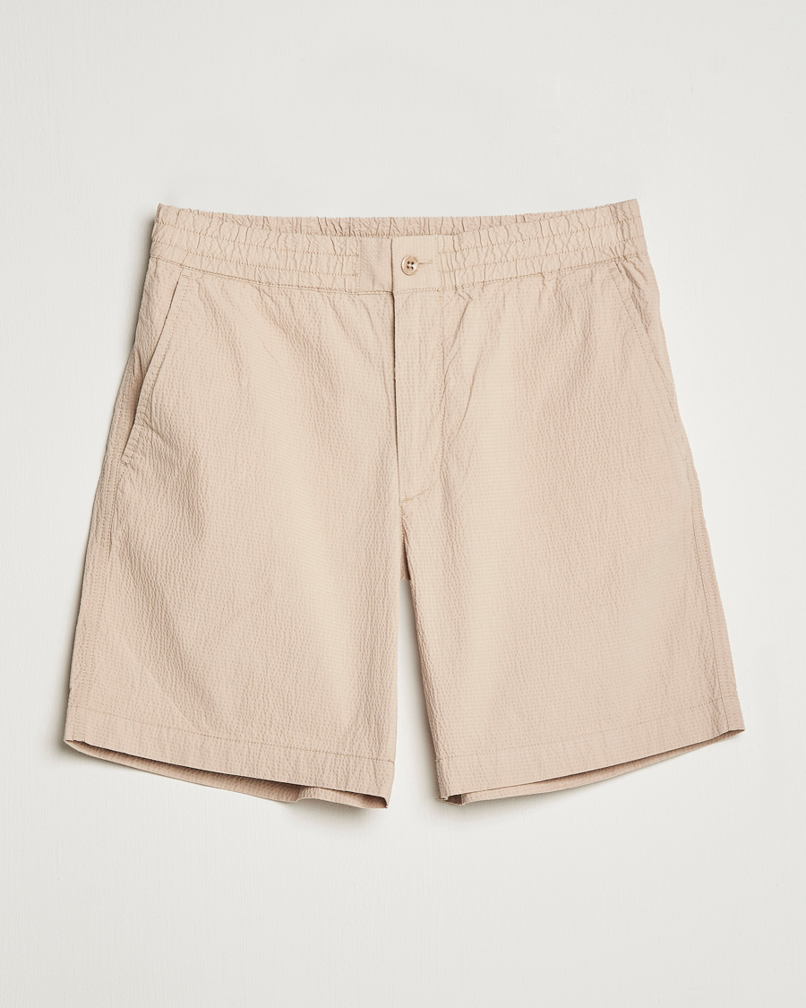 Homme | Shorts | GANT | Seersucker Drawstring Shorts Dry Sand