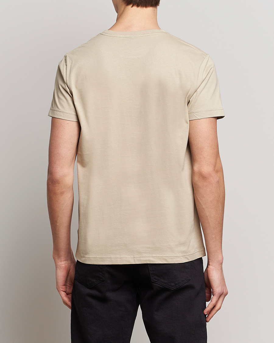 Homme | T-shirts | GANT | The Original T-Shirt Concrete Beige