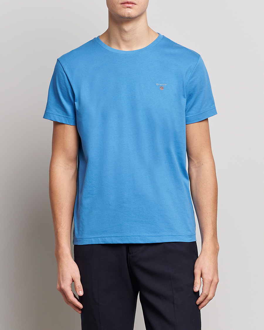 Homme | T-shirts | GANT | The Original T-Shirt Day Blue