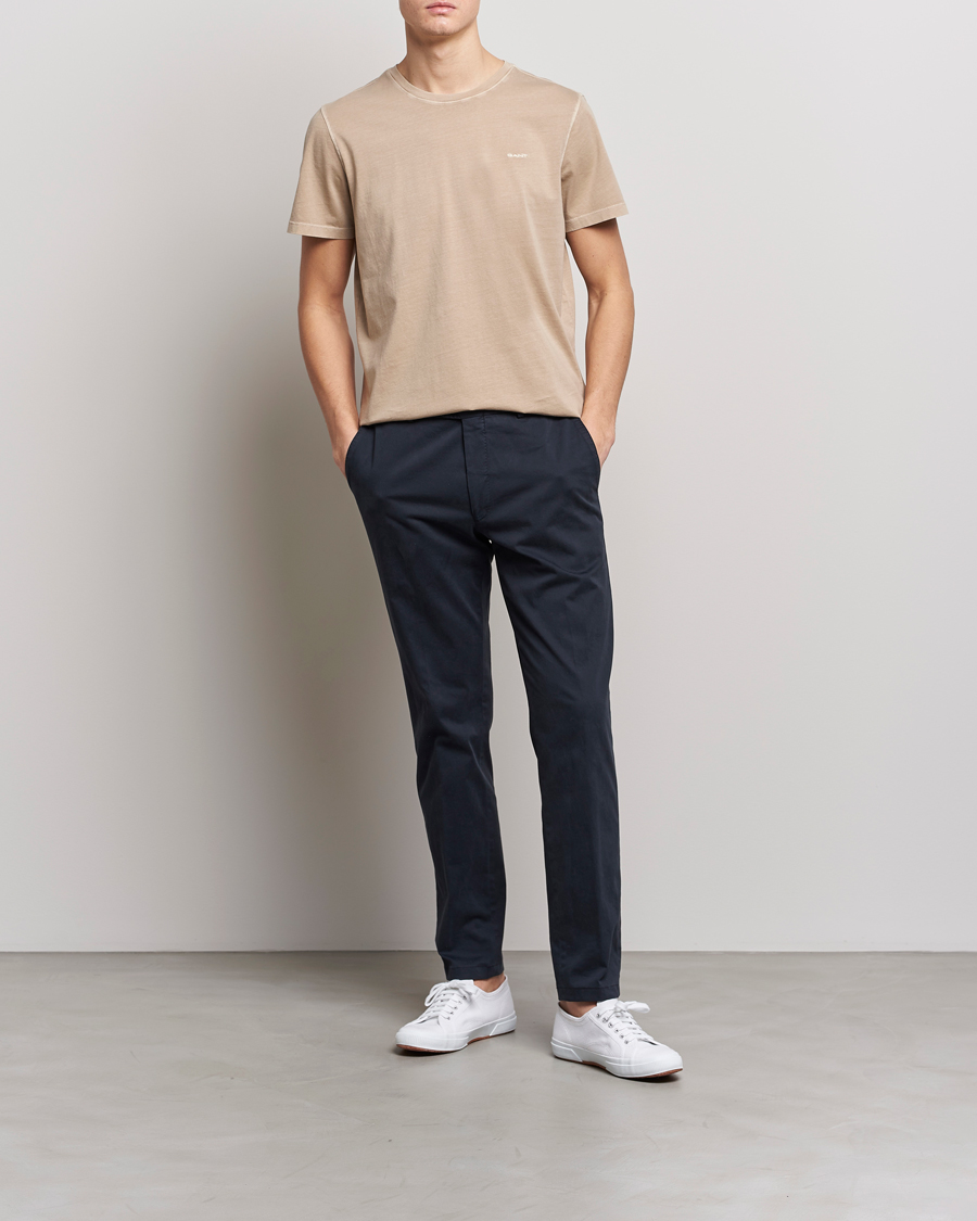 Homme | T-shirts | GANT | Sunbleached T-Shirt Concrete Beige