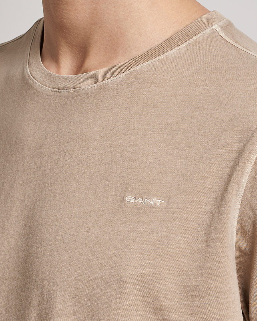 Homme | T-shirts | GANT | Sunbleached T-Shirt Concrete Beige