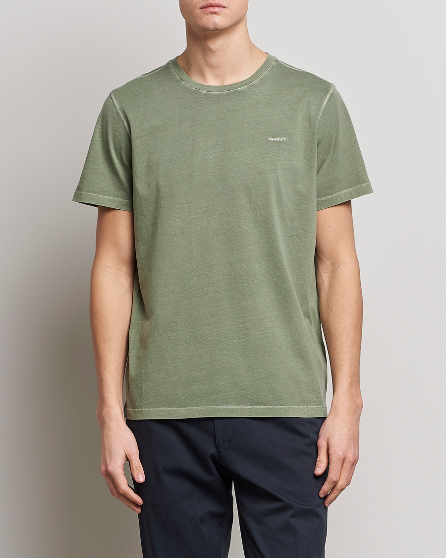 Homme | T-shirts À Manches Courtes | GANT | Sunbleached T-Shirt Kalamata Green
