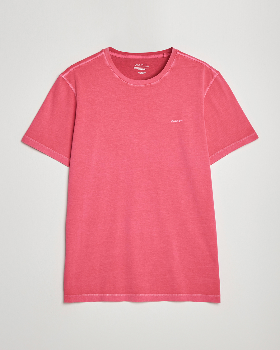Homme | T-shirts | GANT | Sunbleached T-Shirt Magenta Pink