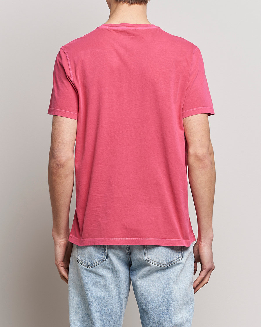 Homme | T-shirts | GANT | Sunbleached T-Shirt Magenta Pink