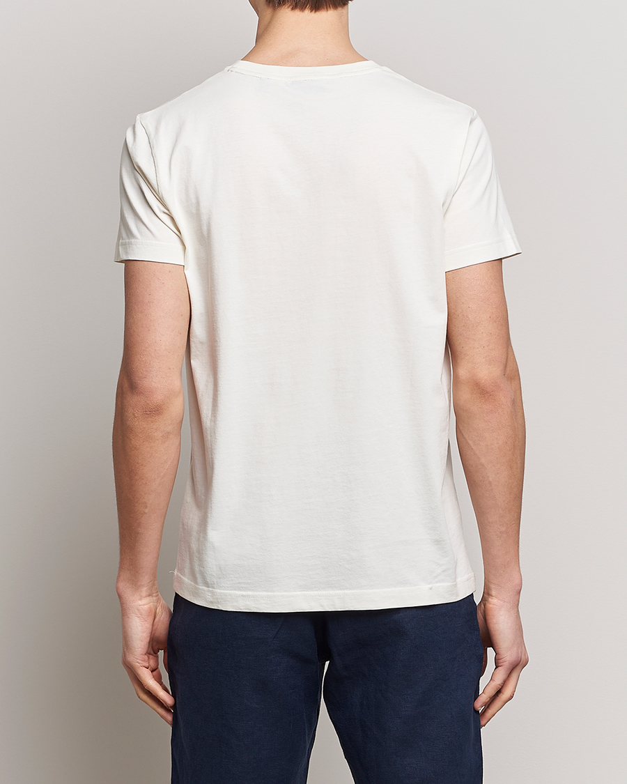 Homme | T-shirts | GANT | Sailing Logo Crew Neck T-Shirt Cream