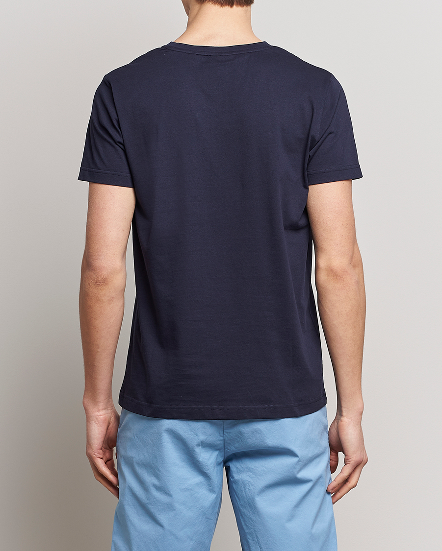 Homme | T-shirts | GANT | Sailing Logo Crew Neck T-Shirt Evening Blue