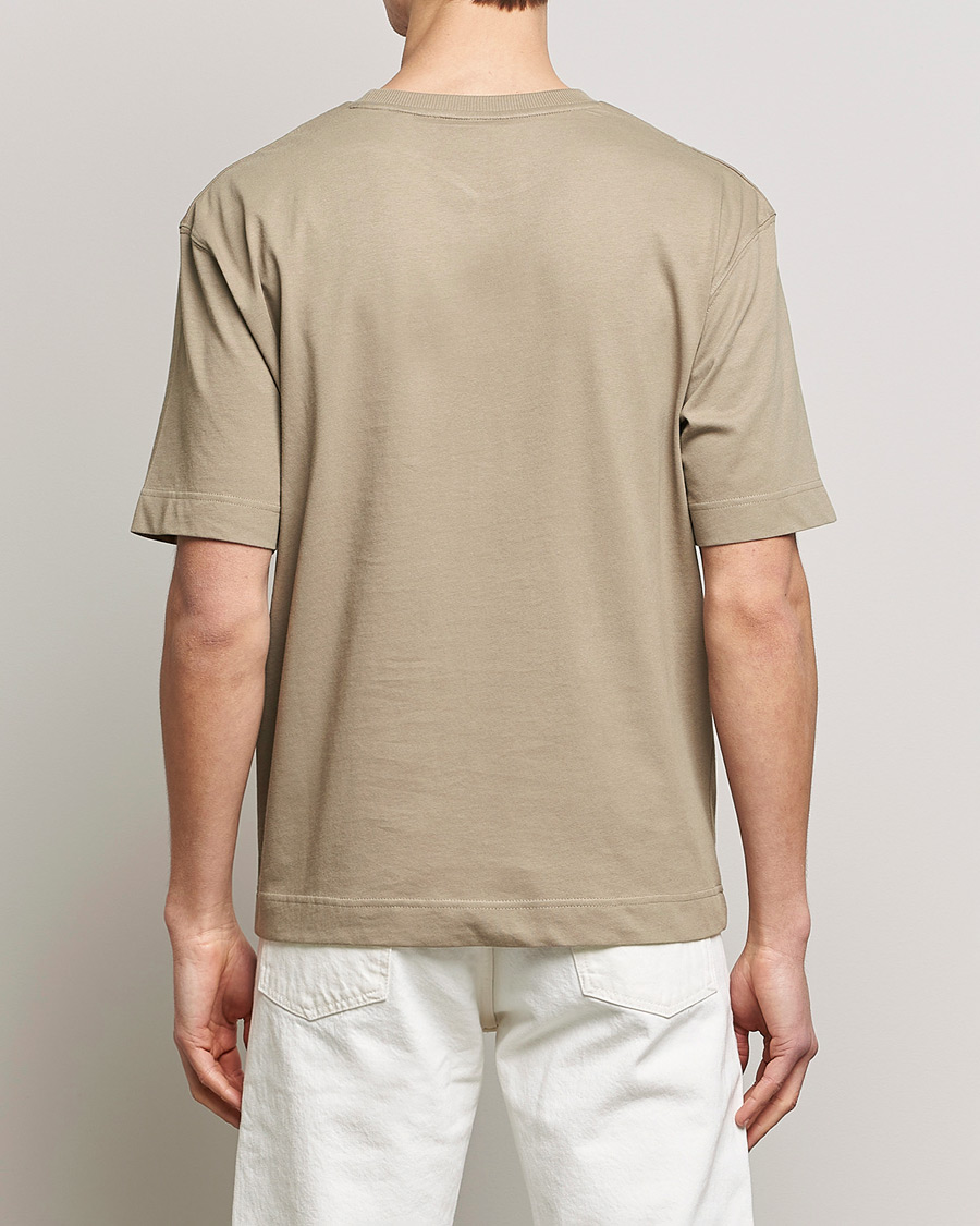 Homme | T-shirts | GANT | Icon Crew Neck T-Shirt Taupe Beige