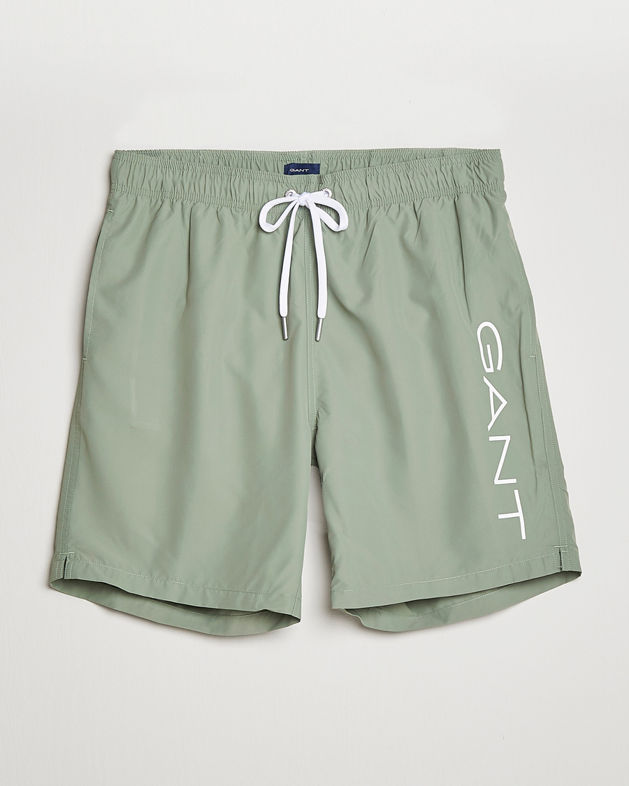 Homme | Maillots De Bain | GANT | Lightweight Logo Swimshorts Calamata Green