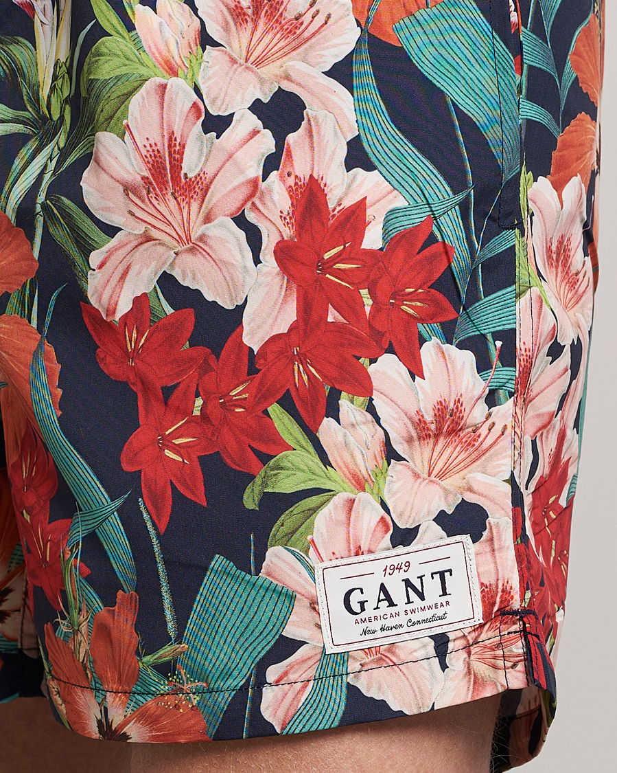 Homme | Maillots De Bain | GANT | Printed Flower Swimshorts Marine Multi