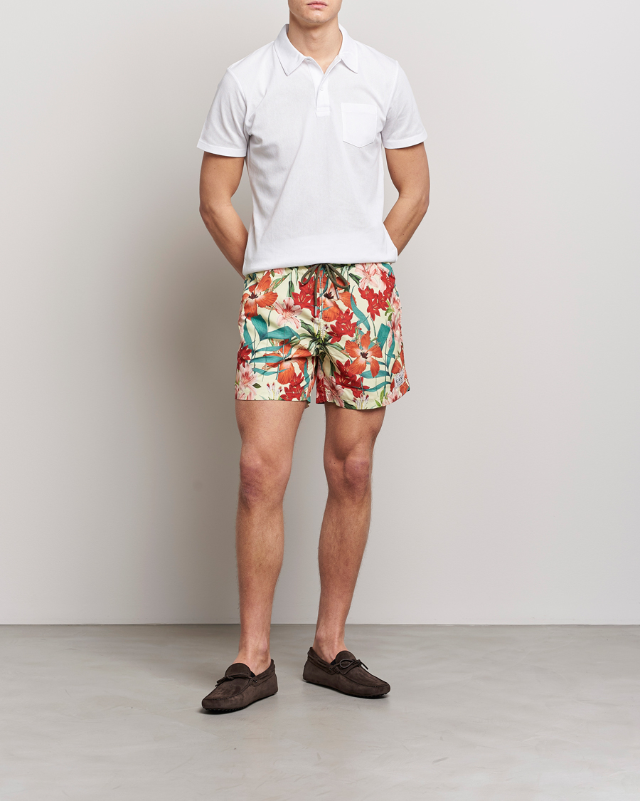 Homme | Maillots De Bain | GANT | Printed Flower Swimshorts Yellow Multi