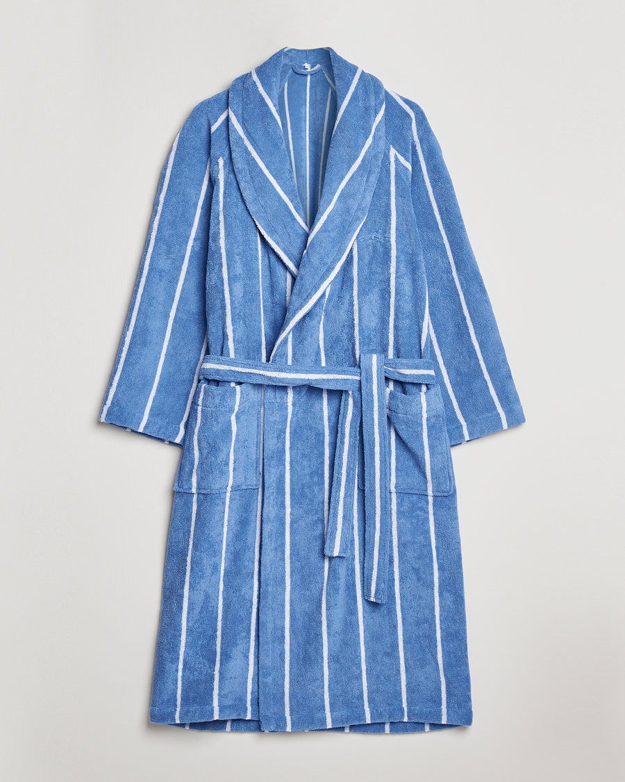 Homme | Peignoirs Et Pyjamas | GANT | Striped Robe Blue Bell