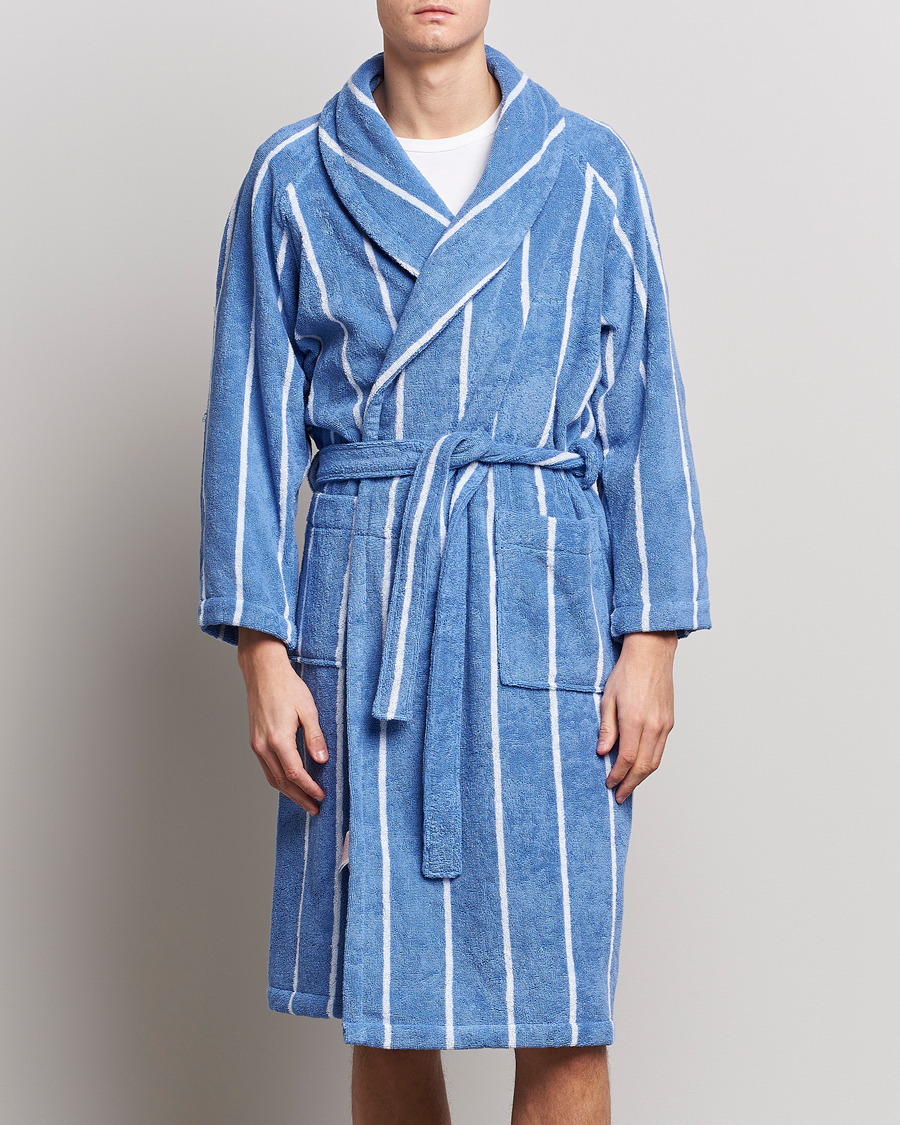 Homme | Peignoirs Et Pyjamas | GANT | Striped Robe Blue Bell