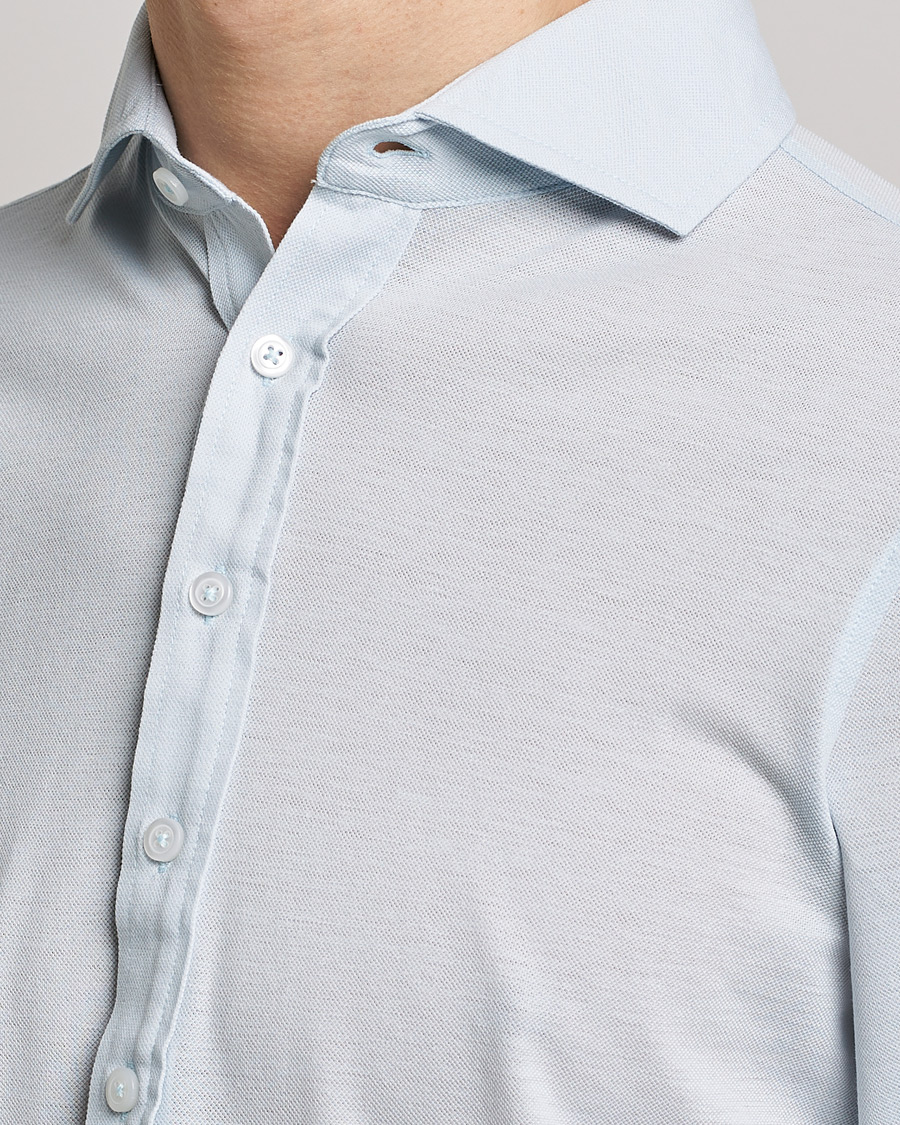 Homme | Chemises | Gran Sasso | Popover Shirt Light Blue