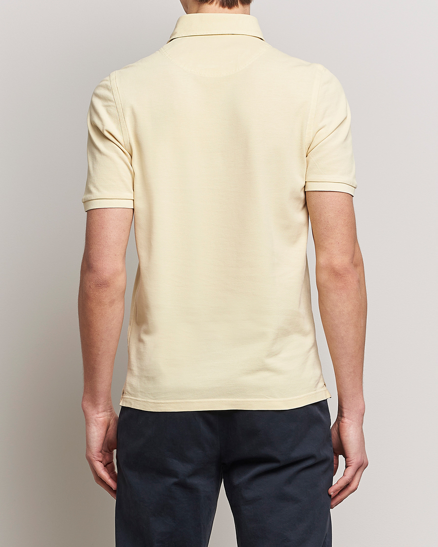 Homme | Polos | Gran Sasso | Washed Polo Yellow