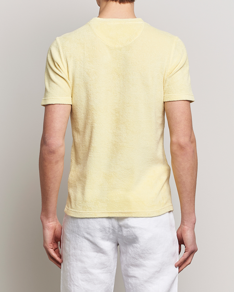 Homme | T-shirts | Gran Sasso | Cotton Terry Tee Yellow