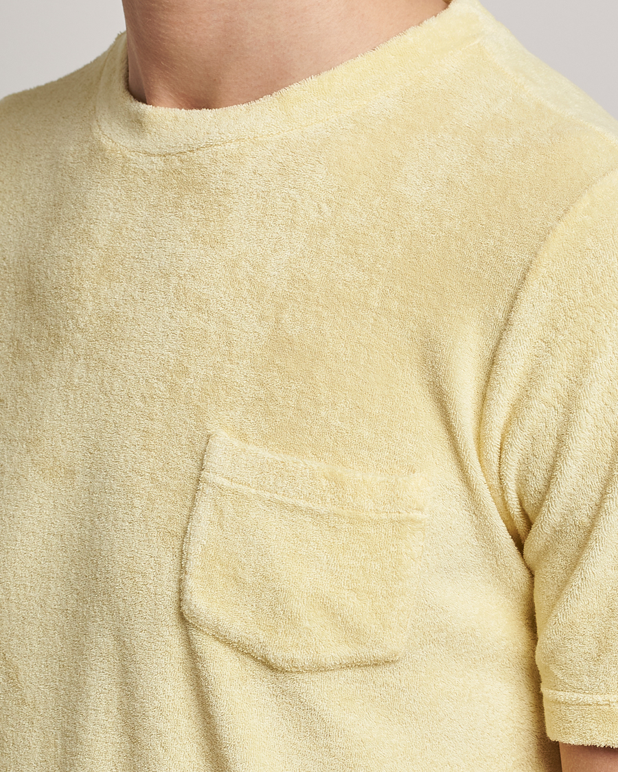 Homme | T-shirts | Gran Sasso | Cotton Terry Tee Yellow