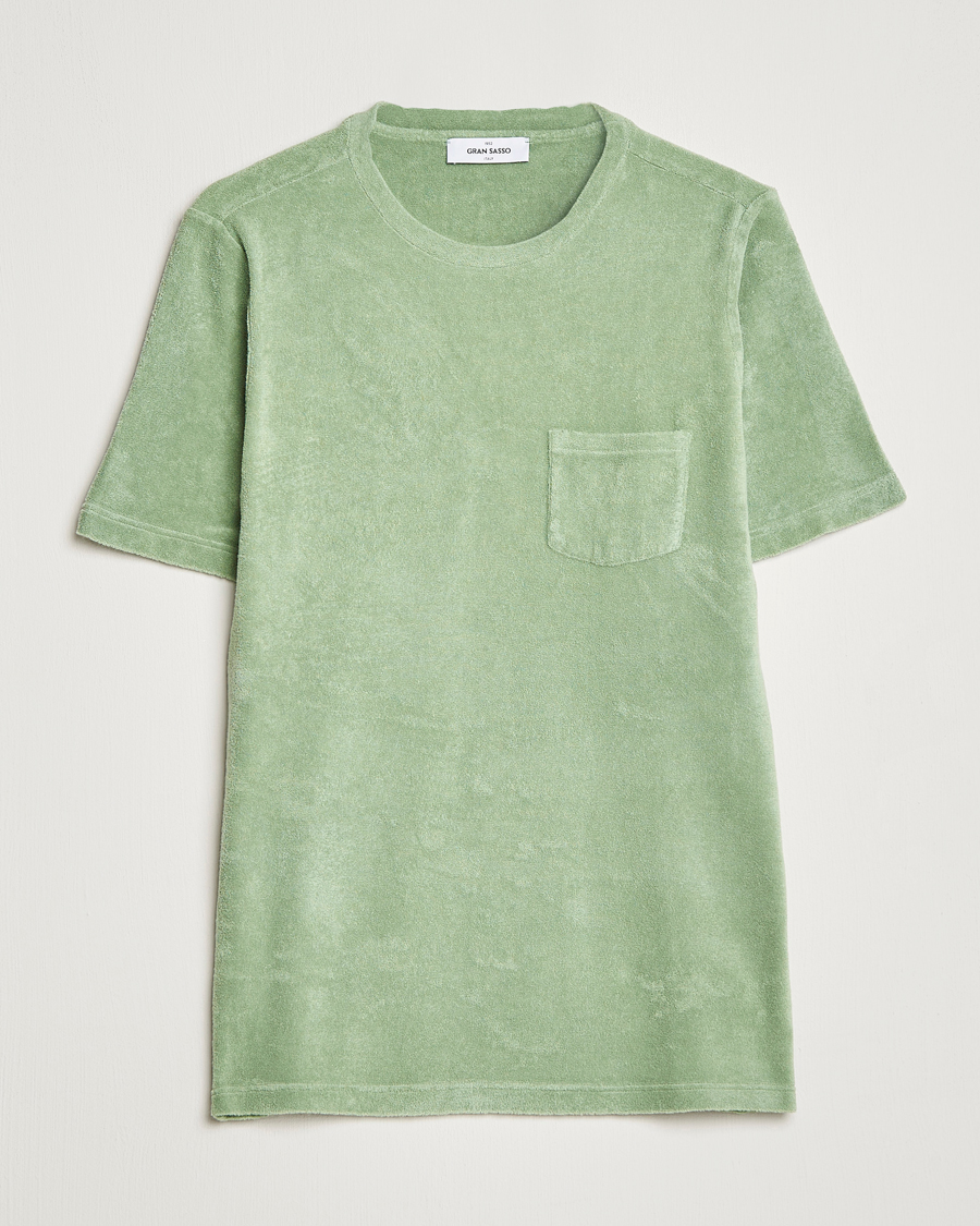 Homme | T-shirts | Gran Sasso | Cotton Terry Tee Green