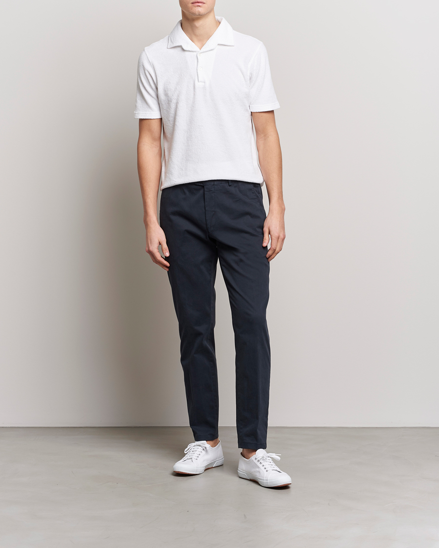 Homme | Polos | Gran Sasso | Cotton Terry Polo White
