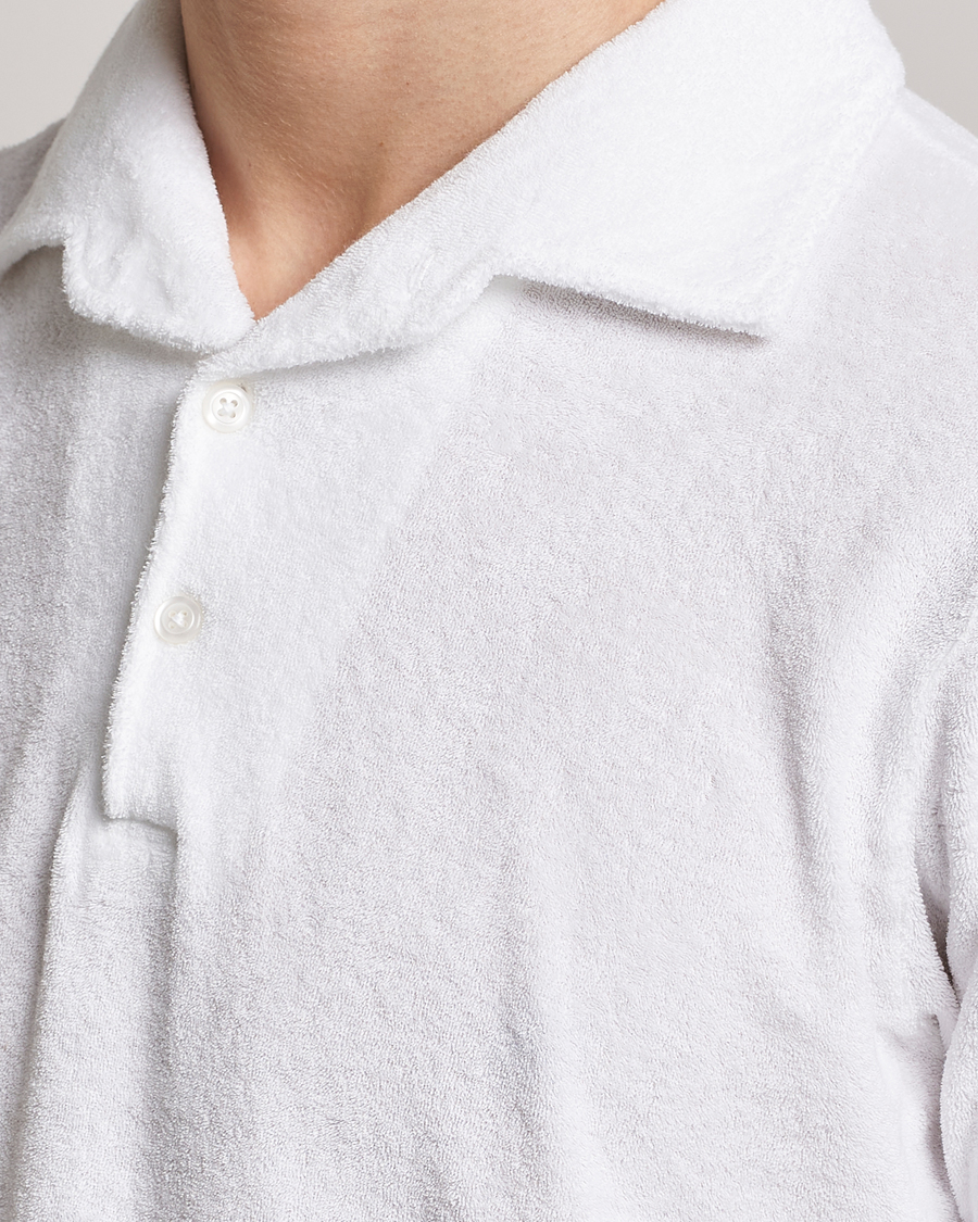 Homme | Polos | Gran Sasso | Cotton Terry Polo White