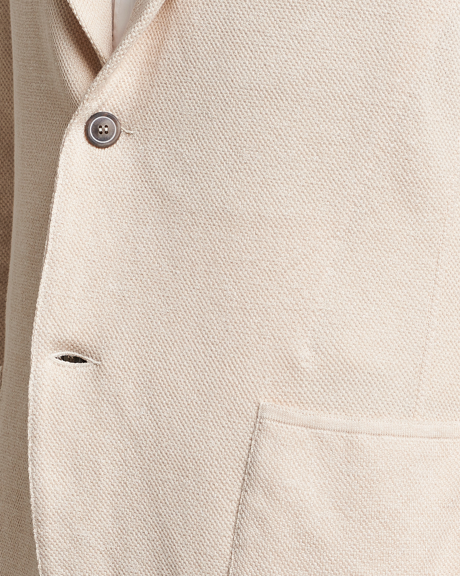 Homme | Blazers | Gran Sasso | Structured Cotton/Linen Blazer Cream