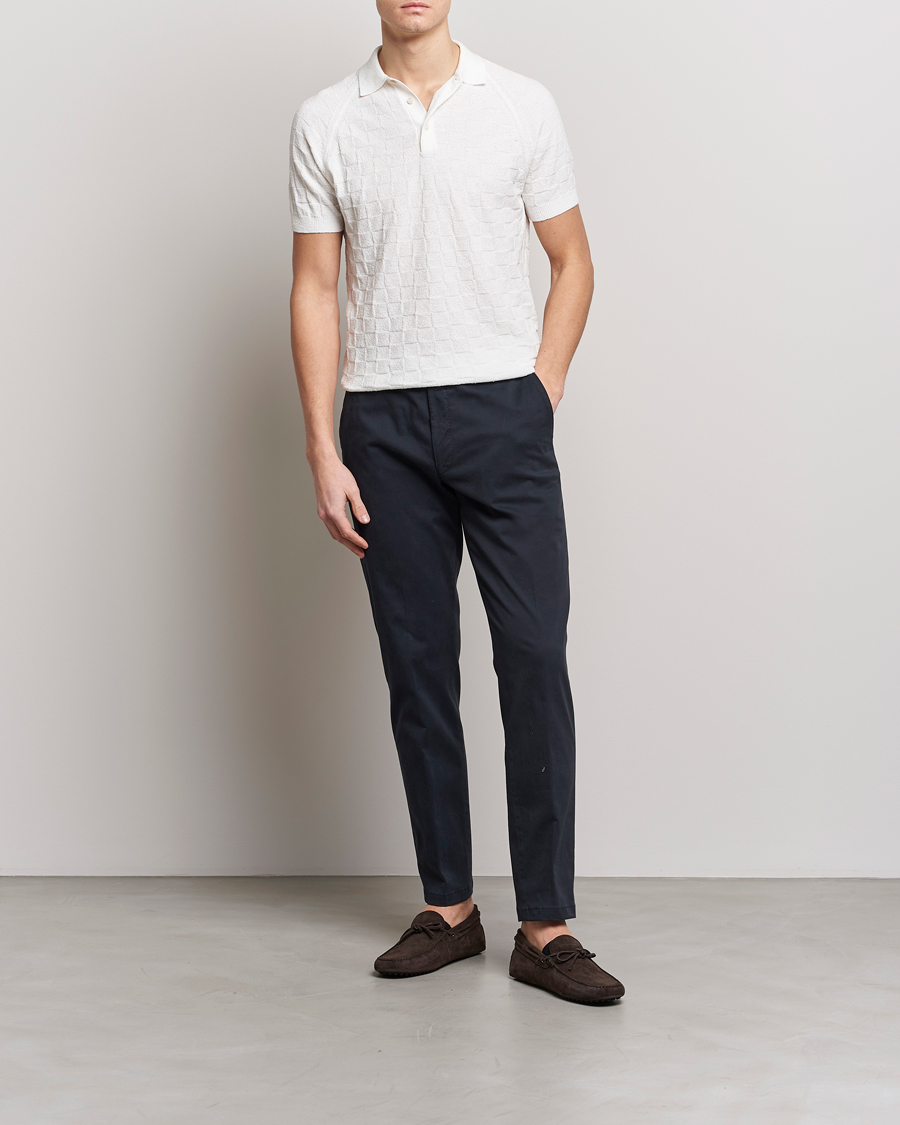 Homme | Polos | Gran Sasso | Structured Terry Polo White
