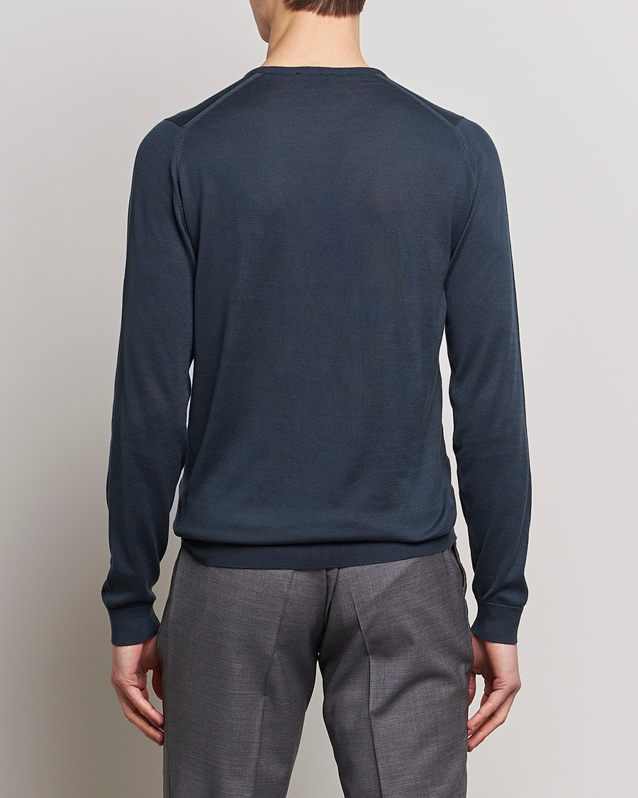 Homme | Pulls Et Tricots | John Smedley | Hatfield Sea Island Crew Neck Granite