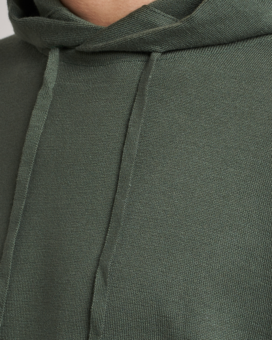 Homme | Pulls Et Tricots | John Smedley | Sundown Sea Island Hoodie Palm Green