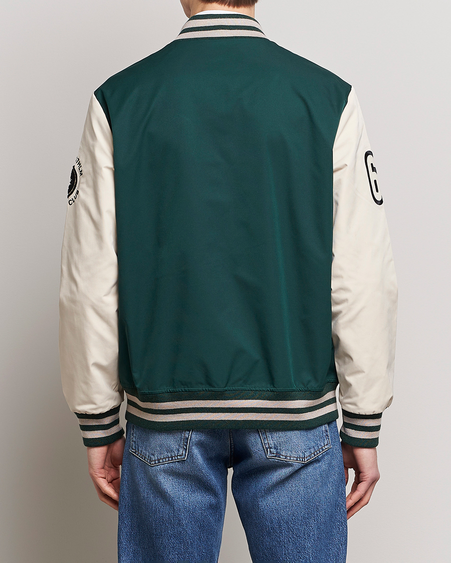 Homme | Manteaux Et Vestes | Morris | Ramsey Nylon Baseball Jacket Green/White