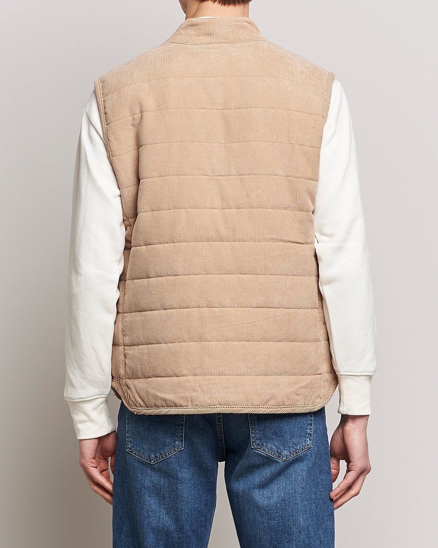 Homme | Gilets | Morris | Woburn Baby Cord Vest Beige
