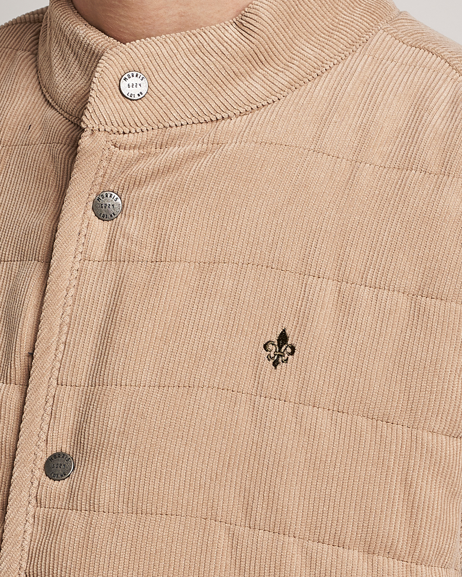 Homme | Gilets | Morris | Woburn Baby Cord Vest Beige