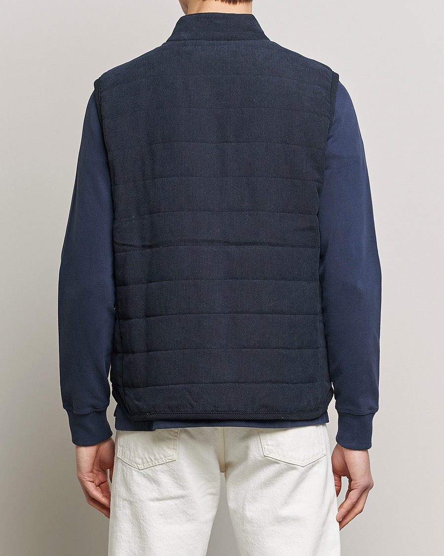 Homme | Gilets | Morris | Woburn Baby Cord Vest Blue