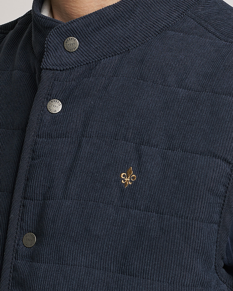 Homme | Gilets | Morris | Woburn Baby Cord Vest Blue