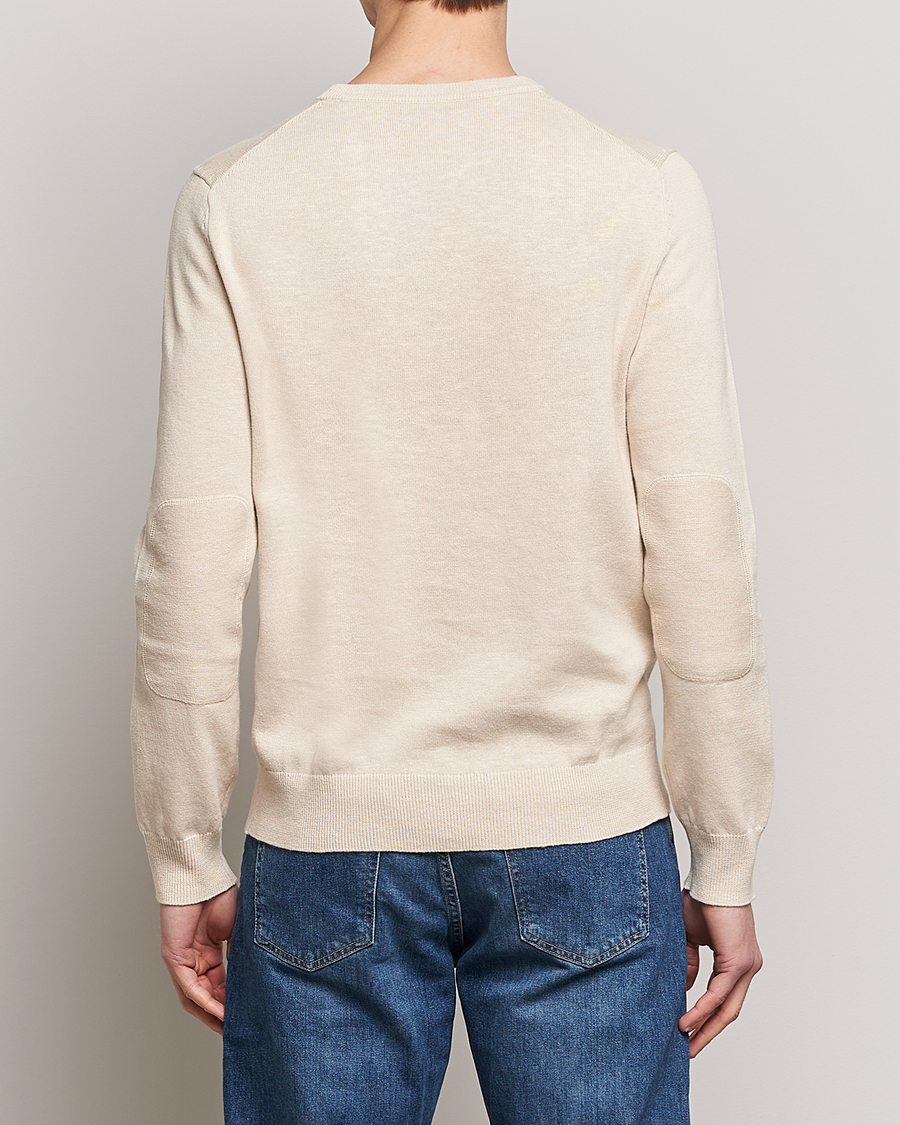Homme | Pulls Et Tricots | Morris | Harold Cotton/Linen Summer Crew Neck Off White