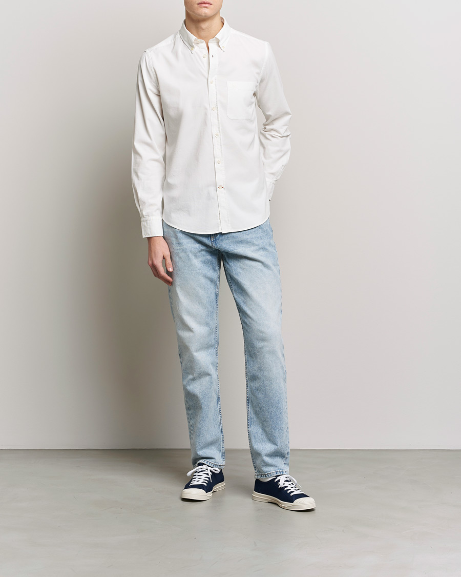 Homme | Chemises | Morris | Summer Corduroy Shirt Off White