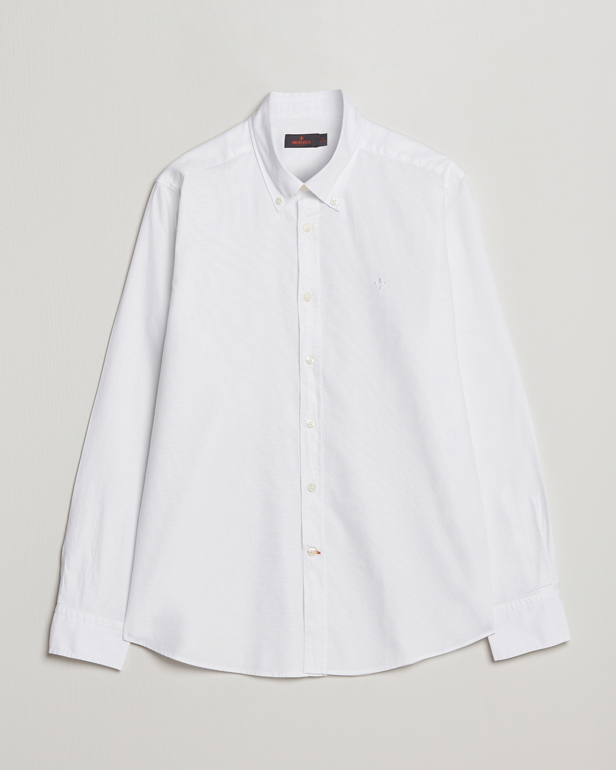 Homme | Chemises | Morris | Structured Washed Button Down Shirt White