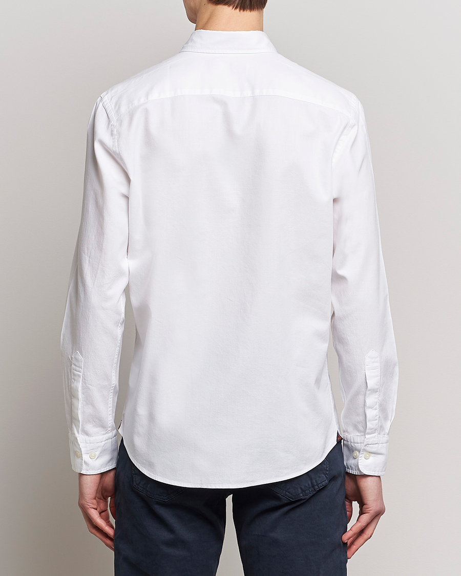 Homme | Chemises | Morris | Structured Washed Button Down Shirt White