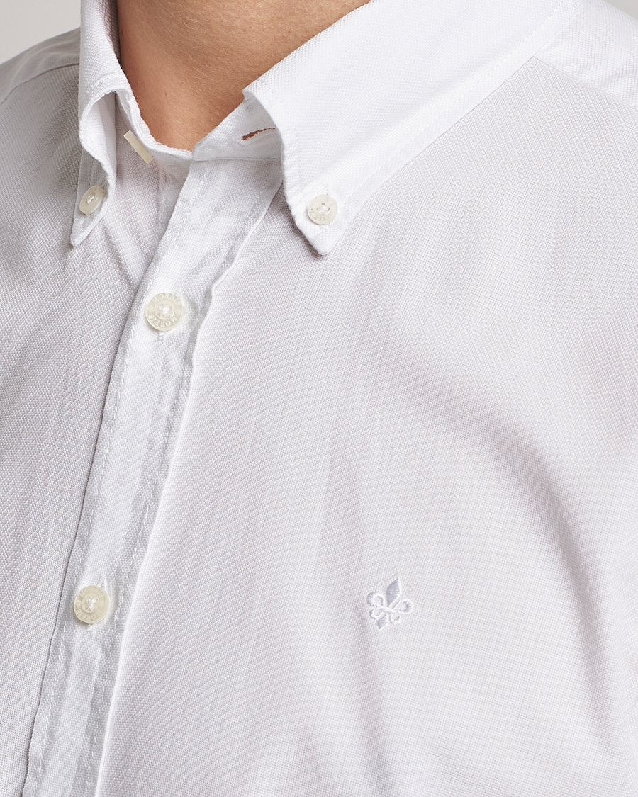 Homme | Chemises | Morris | Structured Washed Button Down Shirt White