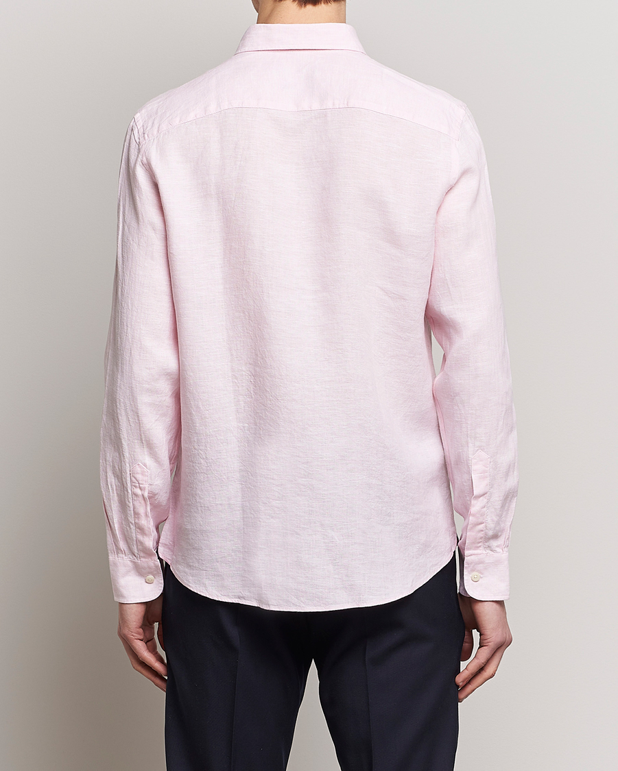 Homme | Chemises | Morris | Douglas Button Down Linen Shirt Pink