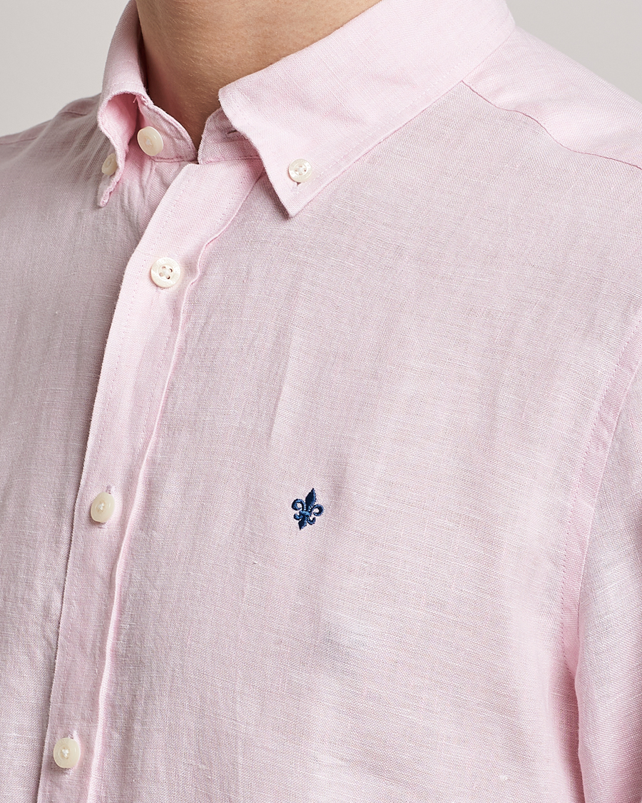 Homme | Chemises | Morris | Douglas Button Down Linen Shirt Pink