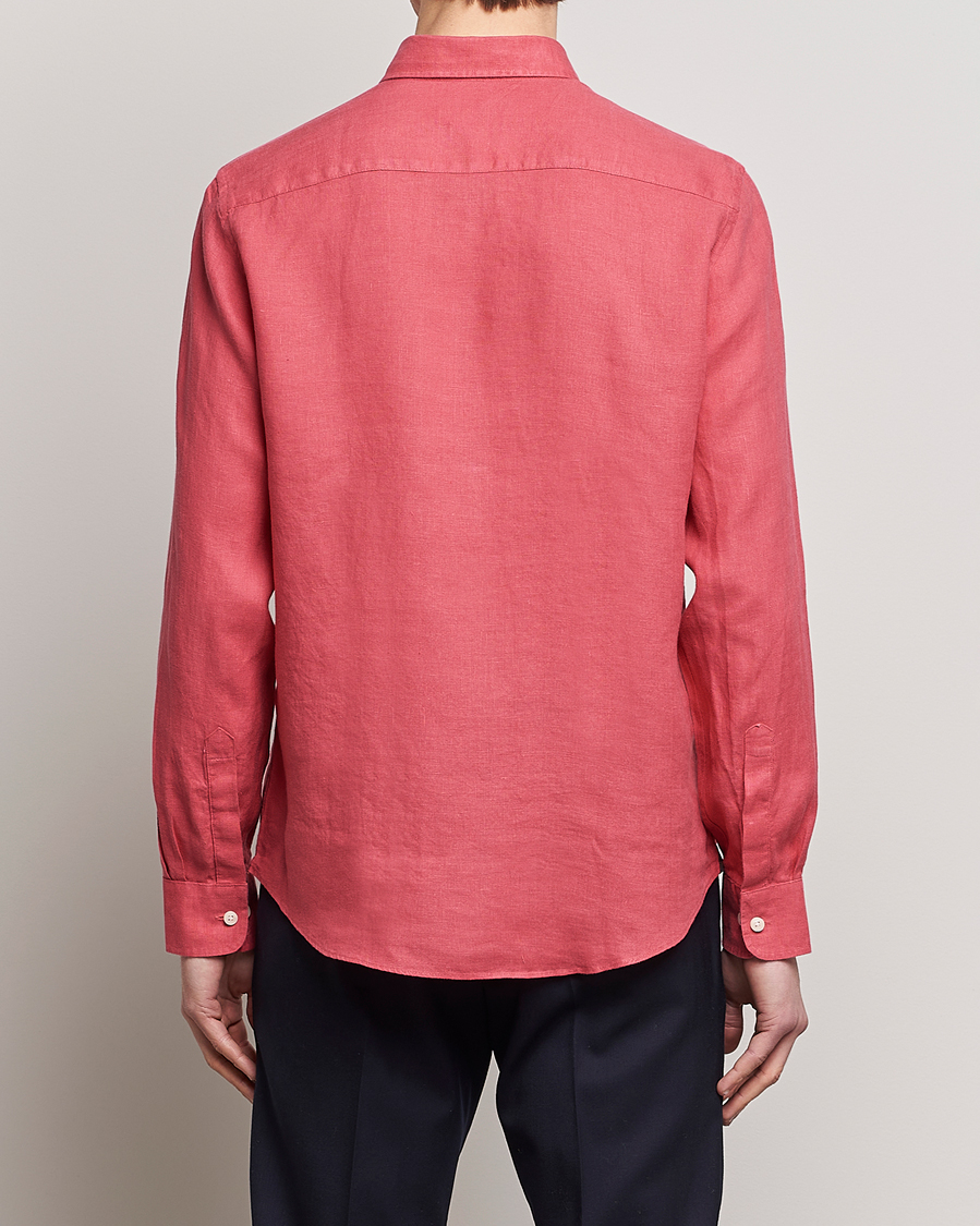 Homme | Chemises | Morris | Douglas Linen Button Down Shirt Red