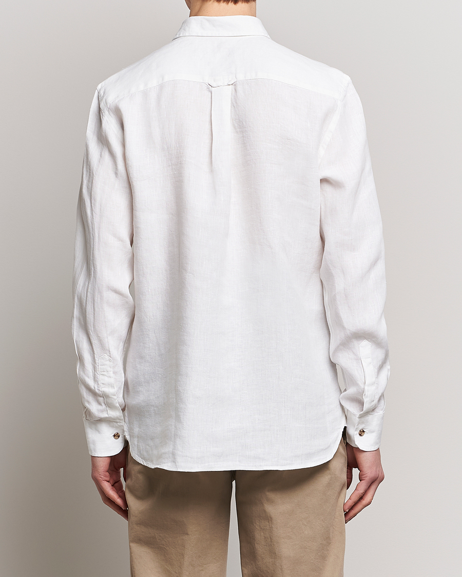 Homme | Chemises | Morris | Safari Linen Shirt White