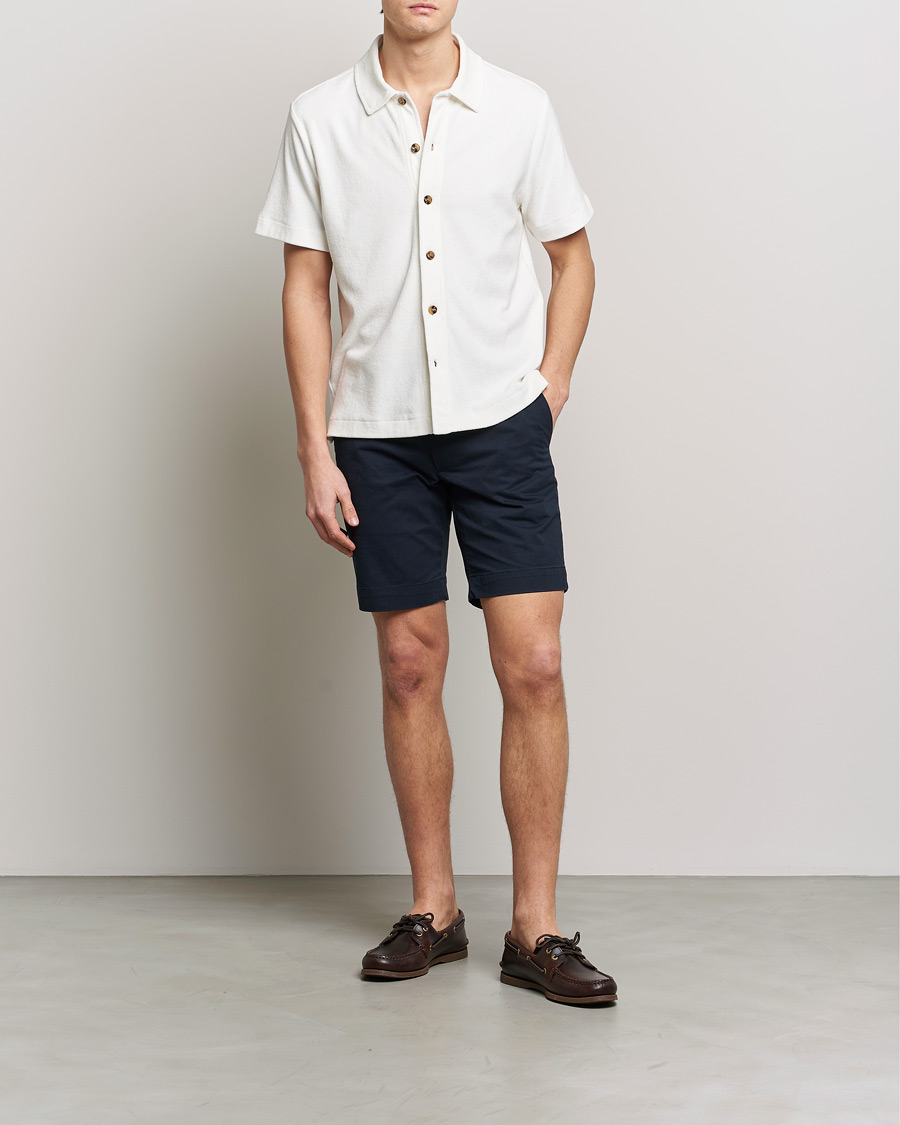 Homme | Chemises | Morris | Hunter Terry Short Sleeve Shirt Off White