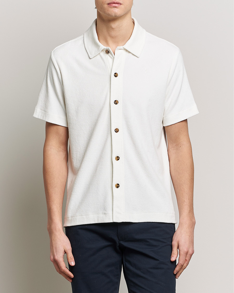 Homme | Chemises | Morris | Hunter Terry Short Sleeve Shirt Off White