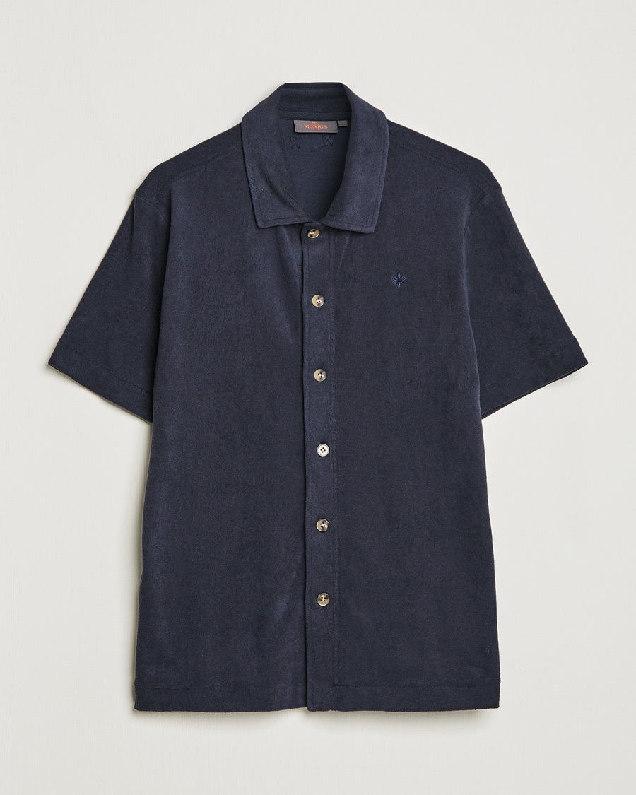 Homme | Chemises | Morris | Hunter Terry Short Sleeve Shirt Old Blue